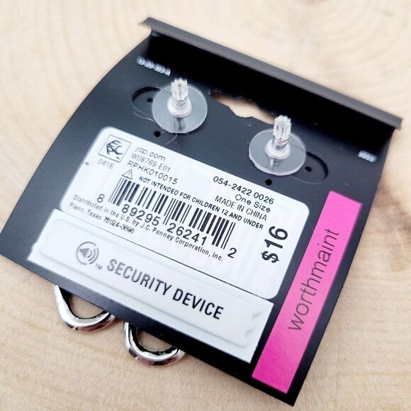 Brand New Worthington Silver Chain Earrings - Picture 2 of 5